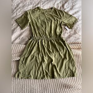Old Navy Slub Knit Waist Defined T-Shirt Dress - New!
